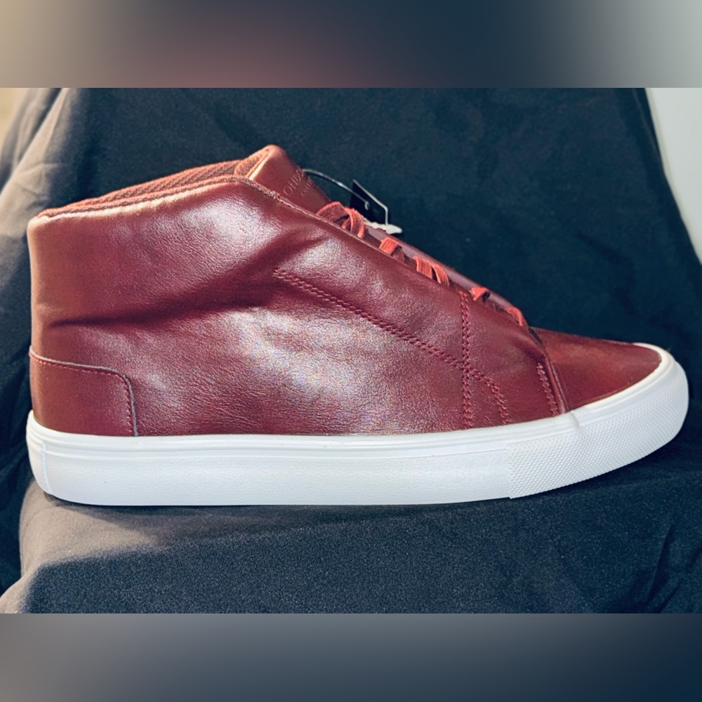 London Fog Men's Red High-Top Sneakers